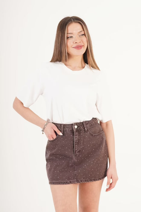 Gonna Jeans Brown