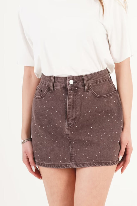 Gonna Jeans Brown