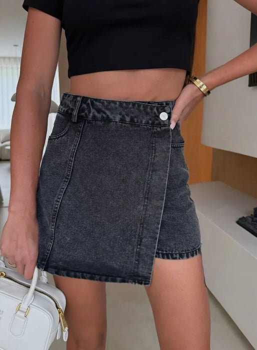 Denim Skort