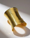 Bracciale Imperia Thrilly dorato con incisioni decorative
