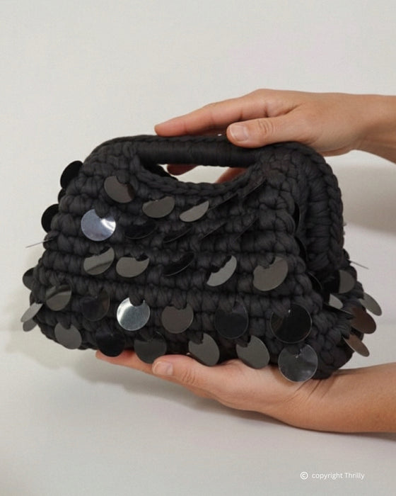 Borsa Etoile Bag Nero Thrilly vista frontale
