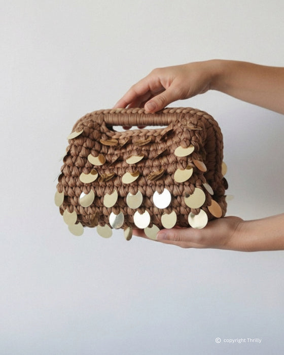 Borsa Etoile Bag Khaki Thrilly vista frontale